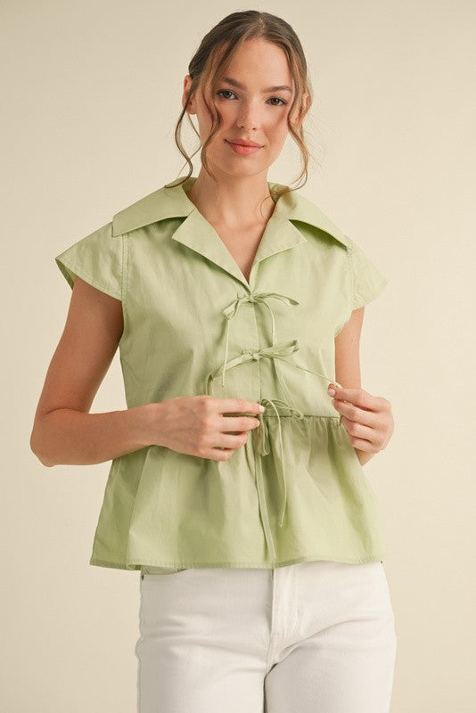 Pistachio Bow