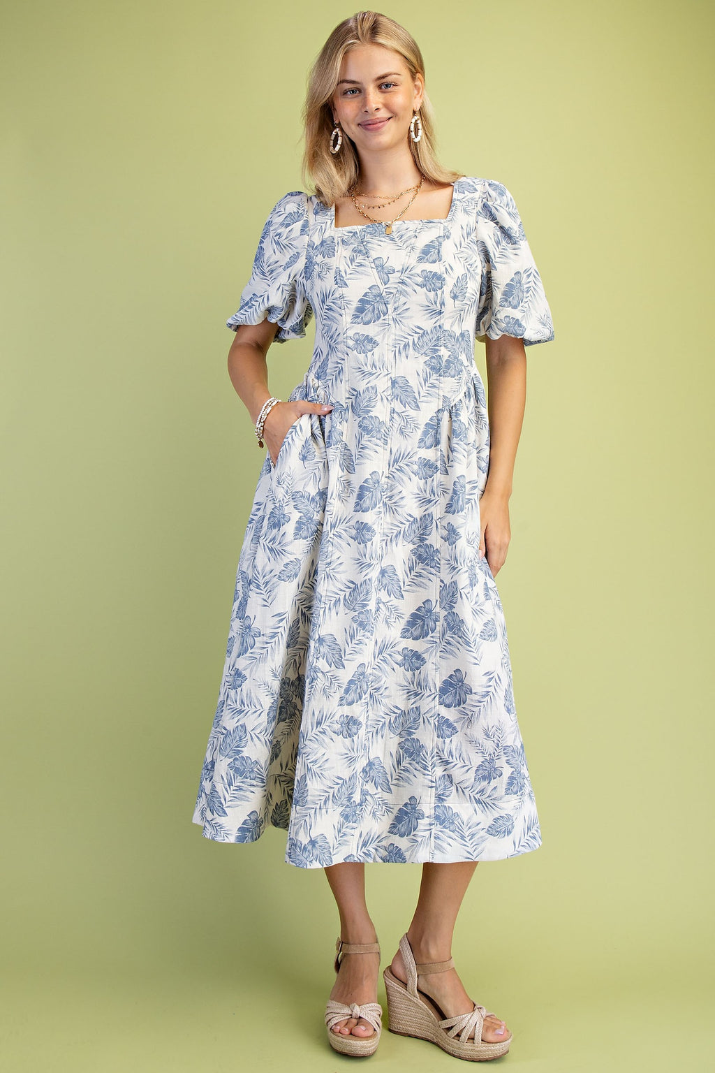 Cool, Palm, and Collected Dress