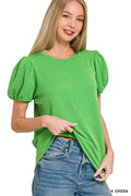 Lucky Charm Puff Sleeve