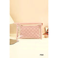 Duo Checkered Cosmetic Bag
