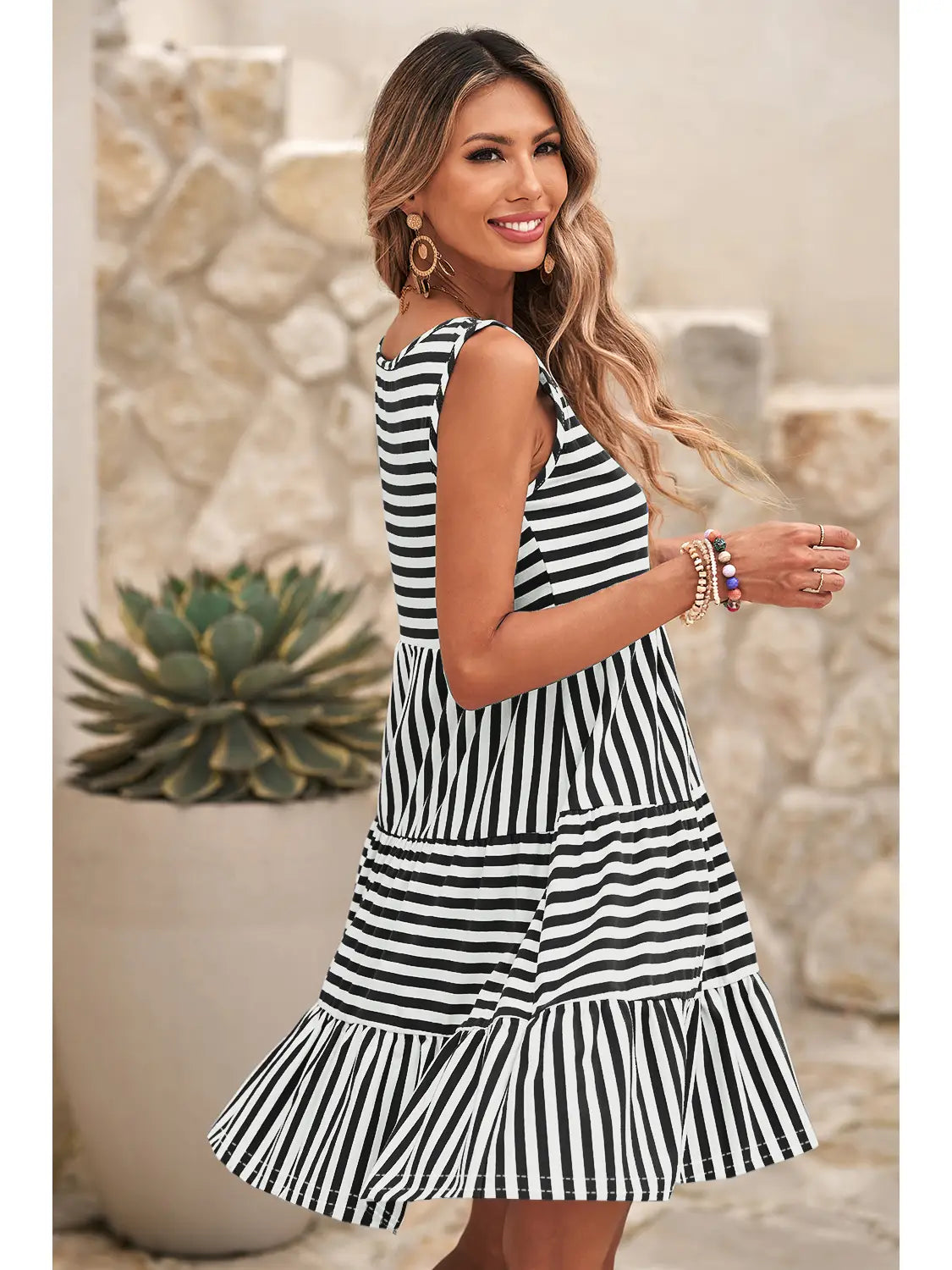 Sunday Striped Dress