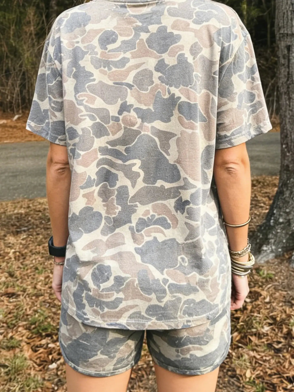 Camo 2 Piece Short Set
