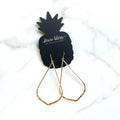 Follow Me Gold Teardrop Dangle