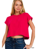 Cropped Red Tee